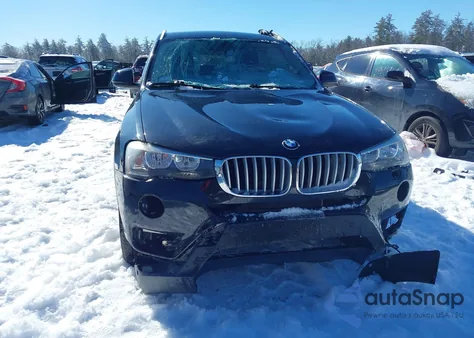 2016 BMW X3 xDrive28I z USA, uszkodzony, nr VIN 5UXWX9C53G0D76642